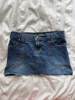 Brandy Melville Blue Denim Mini Skirt